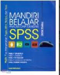 Image of Mandiri Belajar Analisis Data  Dengan SPSS